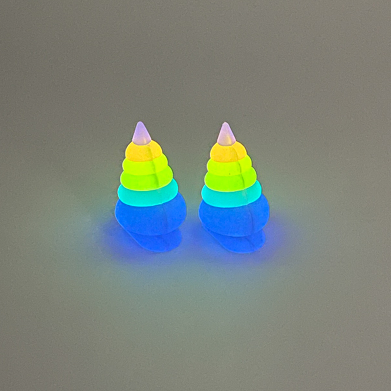 unicorn fins (fluorescent)