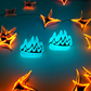 fire fins bundle (fluorescent)